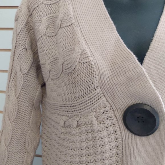 Allison Brittany Dusty Rose cardigan Med - Picture 2 of 3